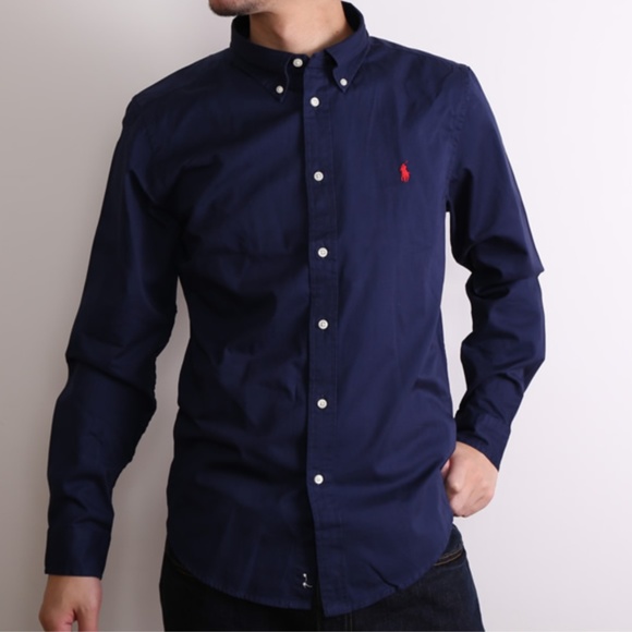 ralph lauren blue dress shirt